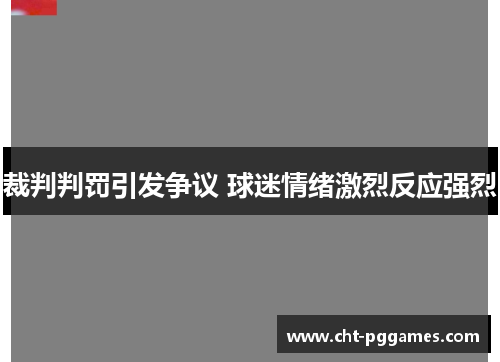 裁判判罚引发争议 球迷情绪激烈反应强烈