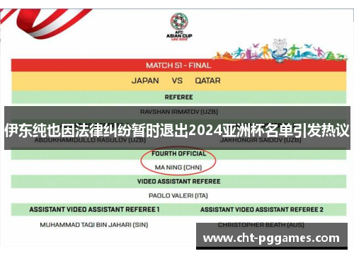伊东纯也因法律纠纷暂时退出2024亚洲杯名单引发热议 伊东纯也因法律纠纷暂时退出2024亚洲杯名单引发热议